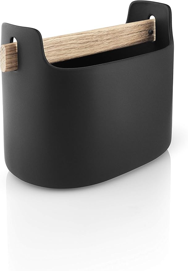 Eva Solo Toolbox H15 Low | Practical storage container 6 inch | Kitchen Organizer | Black