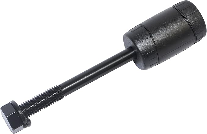 Heininger Advantage Threaded Hitch Bolt & Lock – Replacement for Thule Snug Tite Hitch Lock, Anti-Rattle Device, Fits 1.25" Receivers, M12x1.75 Black Bolt, Secure Anti-Theft Design, Durable Lock Head