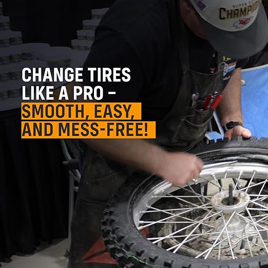 Pro Bud's Tire Mounting Paste - Peerless Lubrication Tire Mounting Lube for Quick Changing and a Secure Fit - Slip-Resistant - 4 oz.