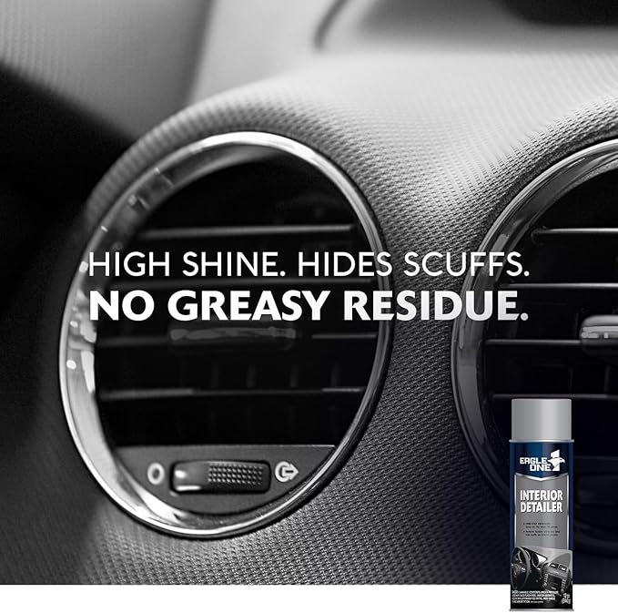 Eagle One Car Interior Detailer, One Step Detailer Spray for Cars, Trucks, 12 Oz