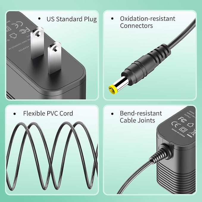 14.6V 2A LiFePO4 Battery Charger with Dual Alligator Clips Connector for 4S 12V Rechargeable Lithium Iron Phosphate Battery Pack