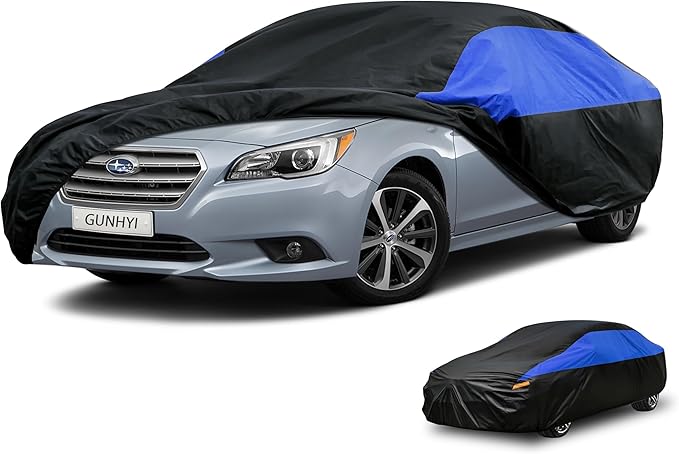 Subaru Car Cover Custom Fit Subaru Legacy (1990-2006) Waterproof All Weather, Lightweight Full Car Cover Outdoor Sun UV Rain Dust Snow Wind Protection.