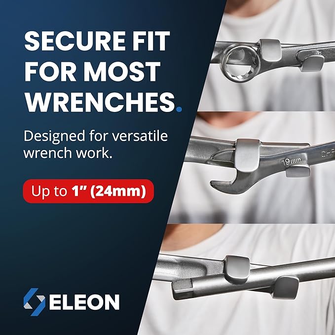 Eleon Rhino Wrench Extender Tool Bar - Extra-Long 15 Inch Wrench Extension for Maximum Leverage - Torque Multiplier with Non-Slip Gloves and Microfiber Towel - Solid Steel Tools (Extra Large)