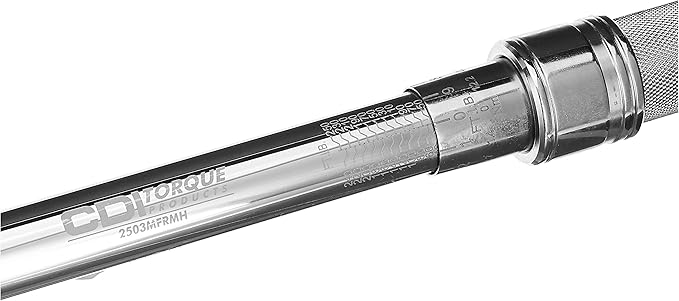 CDI 1/2 Inch Drive Adjustable Click Torque Wrench, Range 30-250 Ft Lbs / 47-332 Nm (2503MFRMH)