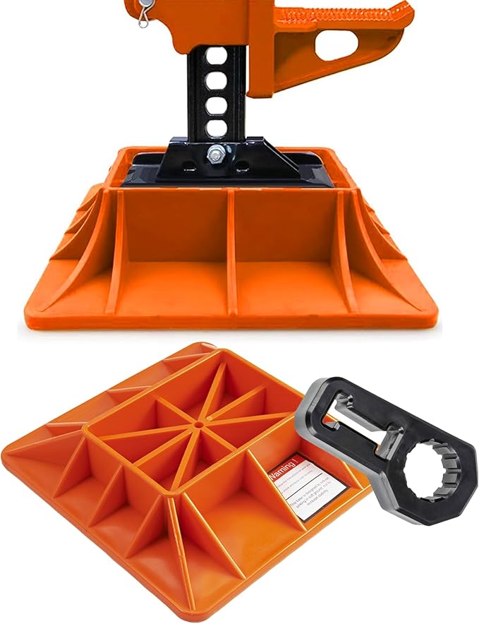 Offroading Gear 4x4 Jack Base & Handle Bar Protector (Hi Lift Jack Accessories) | Farm Jack| Big Red
