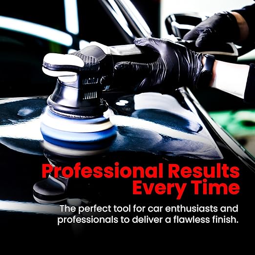 Maxshine 5” Universal High Pro Cutting Foam Pad – Compatible with DA & Rotary Polishers – Professional Detailing Pad for Swirl & Oxidation Removal – Washable & Reusable – Hook & Loop Backing