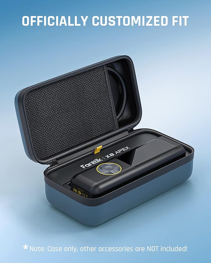 Fanttik X8 APEX EV Tire Inflator and X8 APEX EVA Protective Case