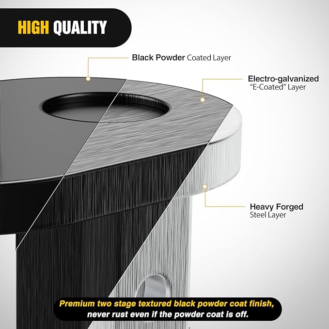 Nilight Gooseneck Ball Extender - GNXA4085, 4" Offset Ball Compatible with B&W Trailer Hitches Turnoverball Heavy Duty 2-5/16 Inch Ball 20000 lbs GTW 5000 lbs VTW