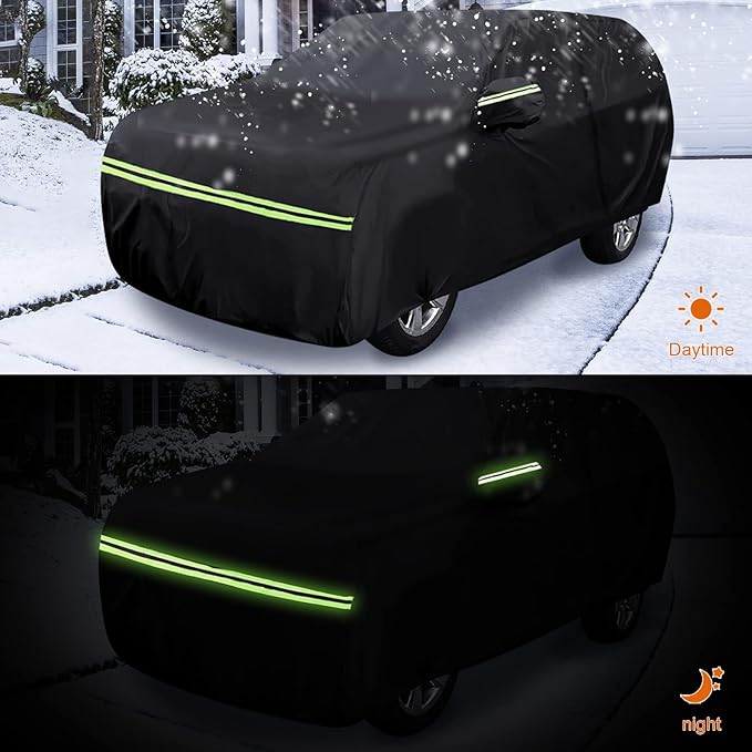Car Covers Waterproof All Weather Replace for 2013-2025 Toyota RAV4, 6 Layers Custom-Fit Outdoor Full Car Covers with Zipper Door for Snow Rain Dust Hail Protection (Rav4)