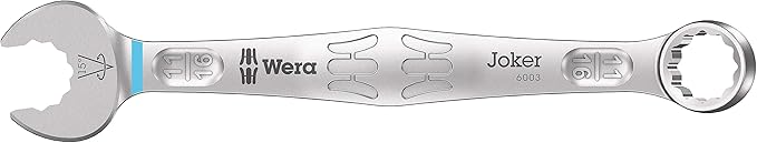 WERA - 05020235001-9642 Magnetic Rail 6003 Joker Imperial 1 Ring Spanner Set, 8 Pieces