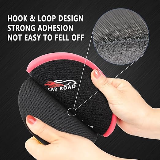 6" Buffing Polishing Pads Kit, 7Pcs 6.5" Backing Plate, Sponge & Woolen Pads - 6" Drill Attachment Set for Car Buffer Polish & Wax (6 Inch (150mm))