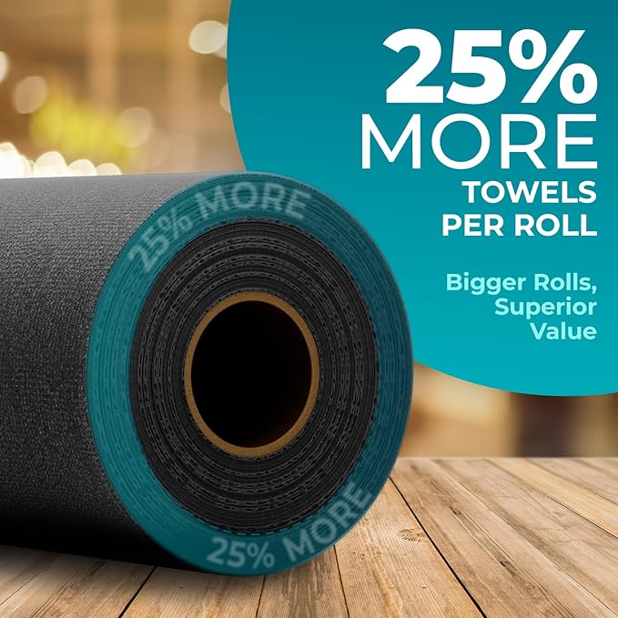 200 Pack Microfiber Cleaning Cloth Roll - Tear Away Reusable Paper Towels Washable, 11.8" Ultra Absorbent Cleaning Supplies for Housekeeping, Cleaning Rags Microfiber Towel, Lint Free Cloth Value Pack