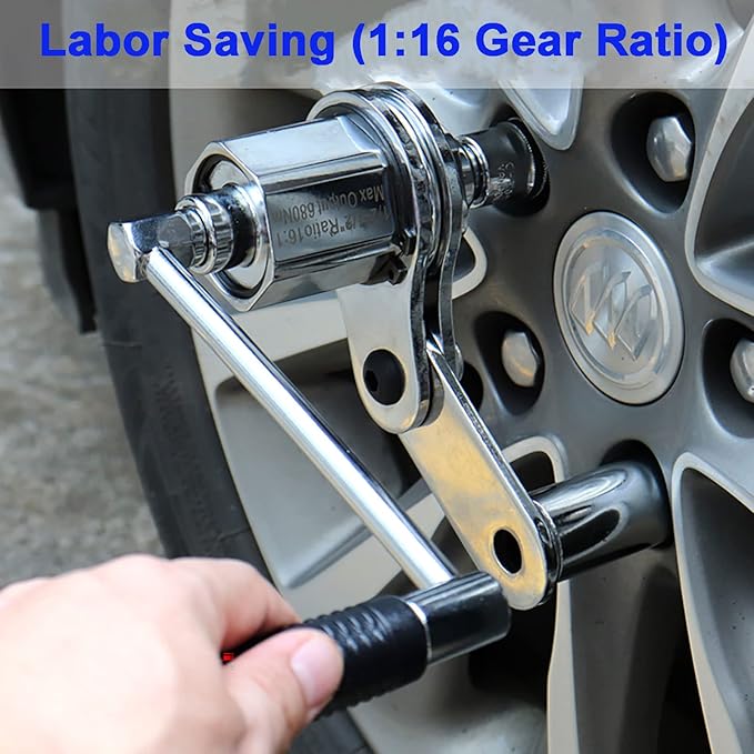 COTOUXKER Torque Multiplier, Heavy Duty Torque Multiplier Wrench Set for Lug Nut Remover 1/2 Driver 1:16 Labor Saving Wrench