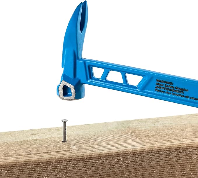Real Steel 12" Nail Puller Cats Paw Pry Bar Double Ended Crowbar (0696)