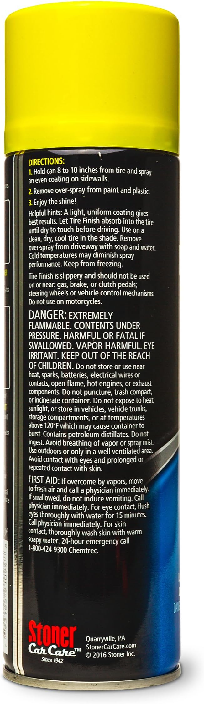 Stoner Car Care 91094-6PK More Shine Tire Finish – Tire Shine Spray Restores Deep Matte Black Finish with Long-Lasting Rain-Resistant Protection, Dry-to-Touch – 12 oz (Pack of 6)