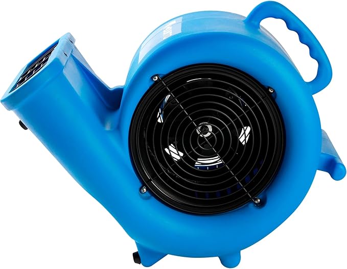 Mounto 1/3hp Air Mover 2000cfm Carpet Dryer Blower Floor Drying Fan - 3-Speed Air Mover w/Dual GFCI Outlet, 25ft Power Cord for Drying, Cooling, Air Circulation