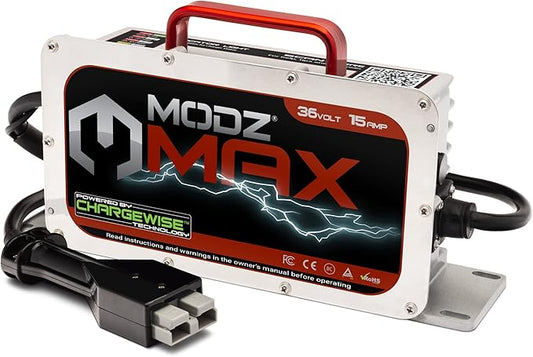 MODZ® Max36 15 AMP EZGO Marathon Battery Charger for 36 Volt Golf Carts