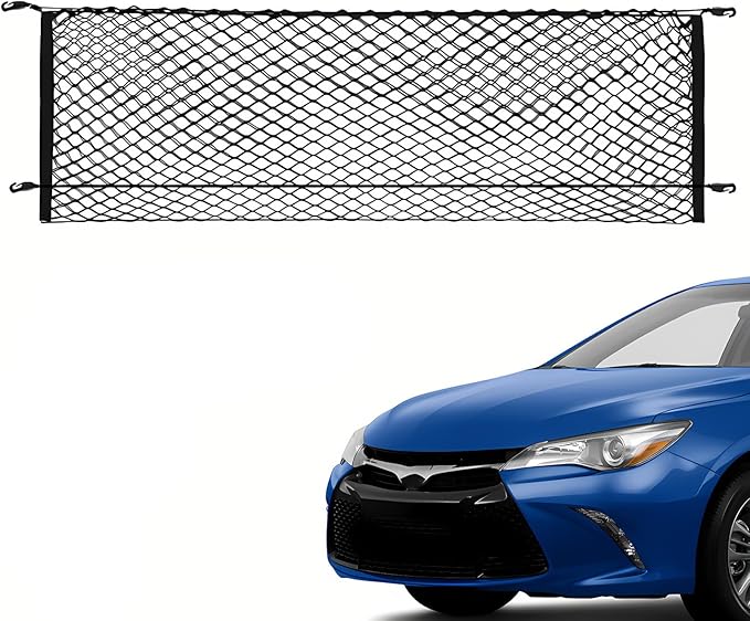 Trunk Envelope Style Mesh Cargo Net Compatible with Toyota Camry 2018 2019 2020 2021 2022 2023 2024 2025