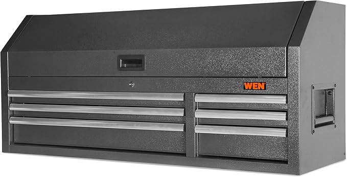 Wen 52-Inch Premium Tool Chest with Heavy Duty 21-Gauge Powder-Coated Steel Construction and Onboard Charging Station (GG531T)