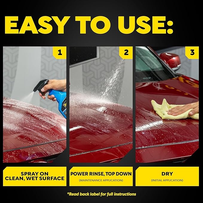 Meguiar's Hybrid Ceramic Wax 768ml - Easy-to-Use Spray Wax for Car Detailing with the Superior Protective Power of Advanced SiO2 Hybrid Barrier Technology - G190526EU