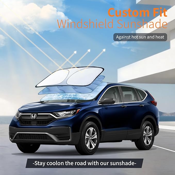Waterproof Car Cover All-Weather, Heavy-Duty Outdoor Full Exterior Automobiles Snow Cover for SUV Up to 181 inch with Sun Visor,Zippered & Storage Bag - Black