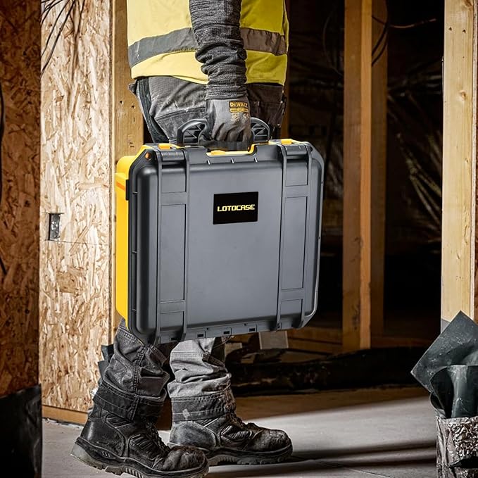 Case for Dewalt Oscillating Multi Tool – Fits DCS356B DCS354B DCS353B, Heavy-Duty Protective Tool Box for 20V Max Multi-Tool, Battery & Charger, Waterproof Hard Storage Case (Case Only)
