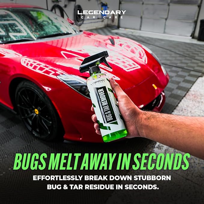 Legendary Cars Tar & Sap Remover Spray – Exterior Detailing, Safe on Ceramic Coating, Wax & Clear Coat, Removes Road Debris & Residue