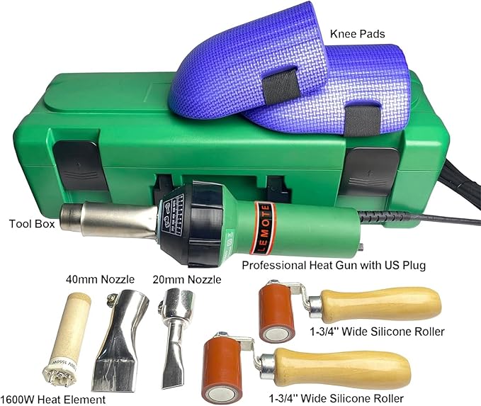 110V 1600W Plastic Hot Air Welding Gun Heat Plastic Welder Torch