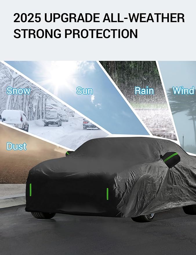 Proadsy Car Cover Custom Fit for 2019-2025 Lexus ES ES300 330 350, Waterproof All Weather for Automobiles, Full Exterior Cover Rain Snow Sun Protector Indoor Outdoor Car Cover