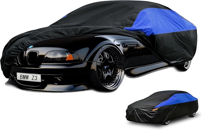 ΒMW Car Cover Custom Fit ΒMW Z3 Waterproof All Weather, Lightweight Full Car Cover Outdoor Sun UV Rain Dust Snow Wind Protection.