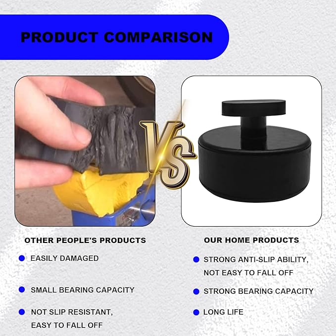 4Pcs Jack Pad Jacking Lift Pad Compatible with Chevrolet Corvette C5 C6 C7, Rubber Lift Point Adapter Jack Pucks Vehicles Accessories-Durable Rubber Jacking Lift Puck Set - Jack Pad Kit