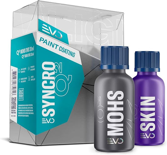 GYEON Syncro EVO Ceramic Coating System Light Box Most Durable Longest Lasting Protection Hydrophobic 9H Gloss Chemical Resistance Ultra Tough Shield Auto Surface Finish Five‑Year Coating