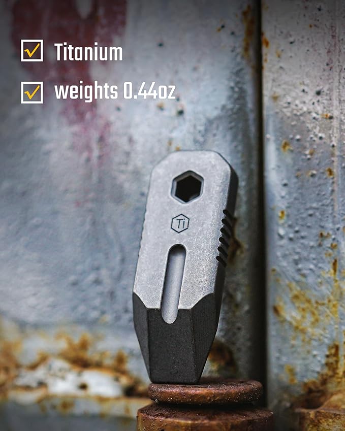 Keyunity KR02 Mini Pry Bar, Pry Bar Tool, Edc Multi Tool With Screw Driver, Box Opener And Minimalist Tool Features