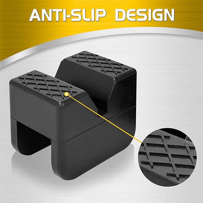 TONDA Jack Stand Pads 4 Pack and Floor Jack Rubber Pad 1 Pack