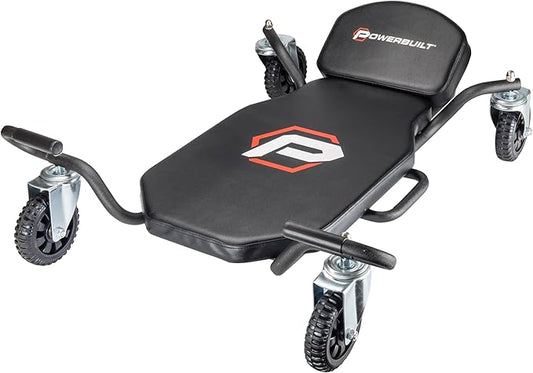 Powerbuilt Big Wheel Creeper, Overlanding, Off Road Wheels, Adjustable Head Rest - 642955ECE