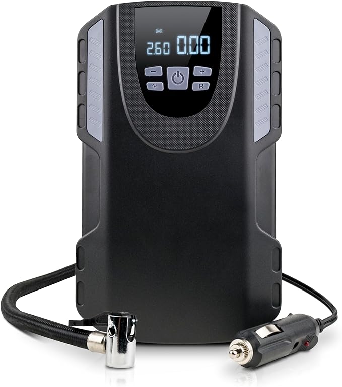 PORTABLE AIR COMPRESSOR/TIRE INFLATOR BY ILLINOIS GLOVE COMPANY MODEL IGC #AC120