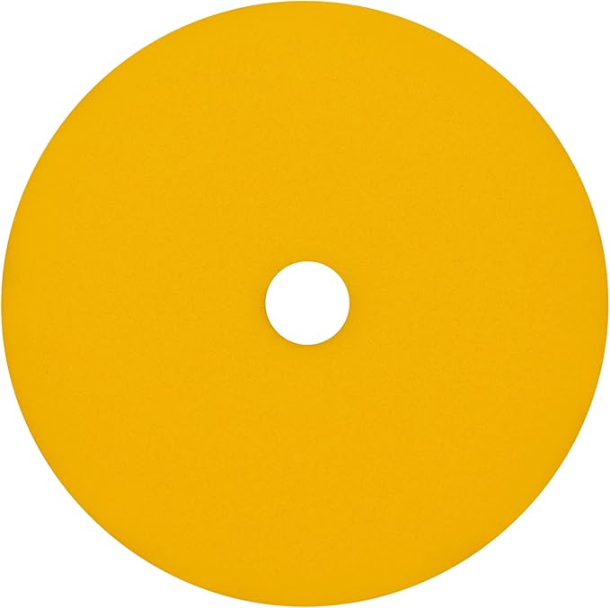 RUPES 9.DA180M Pack of 12 Yellow D-A Fine Finishing Foam Pads 180mm | Ideal for Paint Correction | Moderate to Fine Defect Removal | Compatible with 6" Backing Plate
