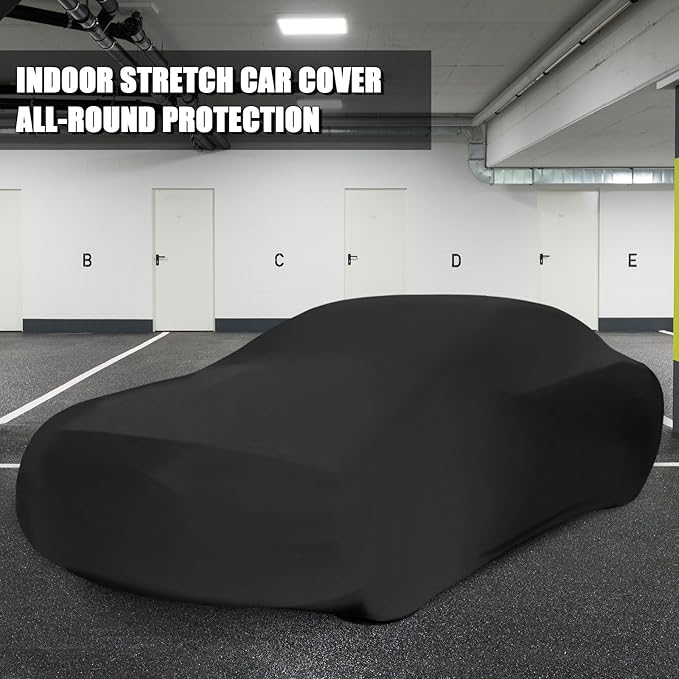 Car Cover Indoor Compatible with Ford Thunderbird 2002-2005,Stretch Satin Dust-Proof Protection Ultimate Custom Full Car Cover for Underground Garage, Car Show