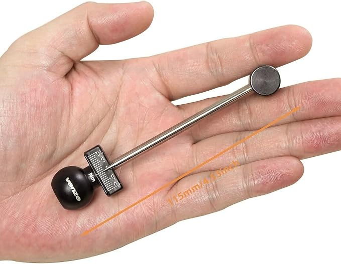Venzo 1/4 Inch Driver Beam Torque Wrench Set - 2 to 10 Nm - Small Adjustable - Great Maintenance Tool for MTB, Mountain, Road Bike & Motorcycle - Bicycle Carbon Parts Essential Tool