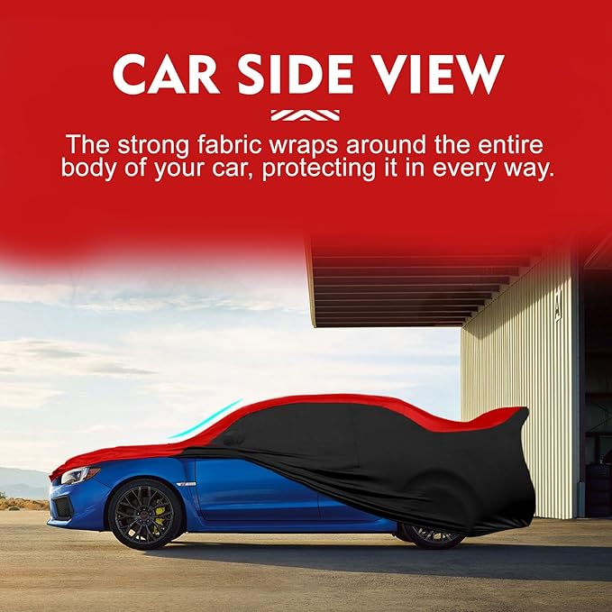 Indoor Car Cover Replacement for 2007-2024 Subaru Impreza WRX Sti, Luxurious Stretch Satin Custom-fit Indoor Car Cover for Dust-Proof, Underground Garage, Car Show