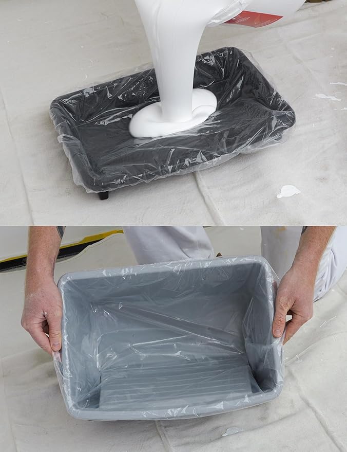 ROLLINGDOG 12 Inch Paint Roller Kit - Large Paint Bucket and Roller with Adjustable Roller Frame, Microfiber Roller Covers and Exrension Pole for Walls,Ceilings,Furniture Painting(Pack of 21)