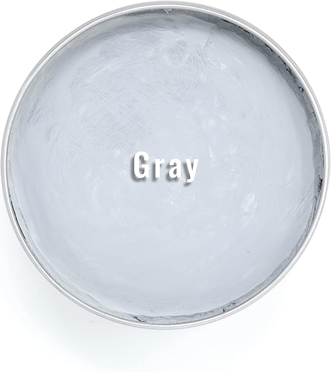 Real Milk Paint, Soft Finishing Wax Sealant for Painted Furniture, Paint Sealer Topcoat for Cabinets, Unfinished Wood Decor, Beeswax, Matte Gray, 16 oz.
