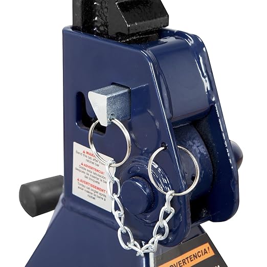 Big RED Jack Stands 6 Ton with Double Locking, 14.2-23.8 inch Adjustable Height for Lifting Cars, SUV, Van, 12000 lb Capacity, 1 Pair