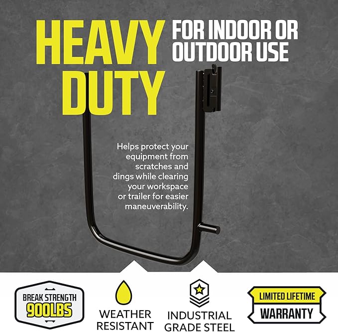 DC Cargo - E Track U Hooks (9" - 10 Pack) - Large Heavy Duty E Track Accessories - Use in Enclosed Trailers, Box Trucks, Vans, Garage, Workshop & Warehouse