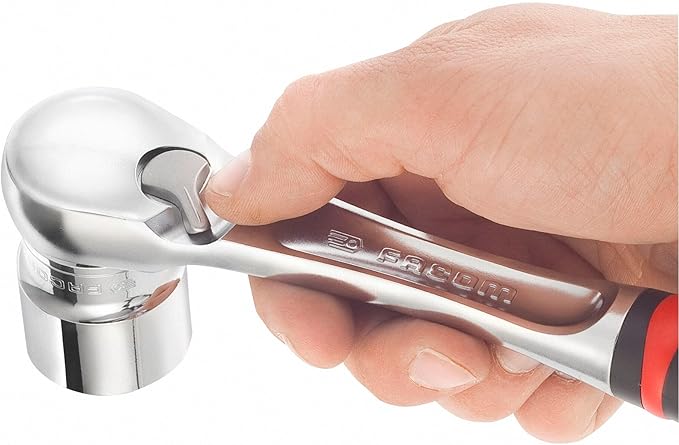 Facom SL.161PB Maintenance Free Pear Head Ratchet, 1/2" Drive