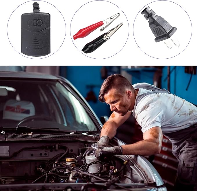 Sealed Lead Acid Battery Charger, 12V 1000mA SLA Battery Charger Maintainer with Short Circuit Protection, Universal Charger Adapter for Car Truck Motorcycle, Car Accessories