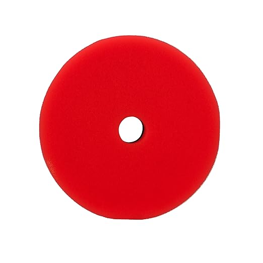 Maxshine 6" Universal Low Profile Polishing Foam Pad for Finishing – Hook & Loop with Rubber Backing – Compatible with Long Throw DA Polishers – EVA Foam for Heat & Pressure Absorption