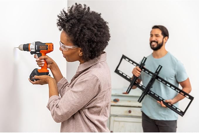 BLACK+DECKER 20V MAX Matrix Quick Connect System, Cordless Lithium Power Drill and Driver, Battery Included (BDCDMT120C)