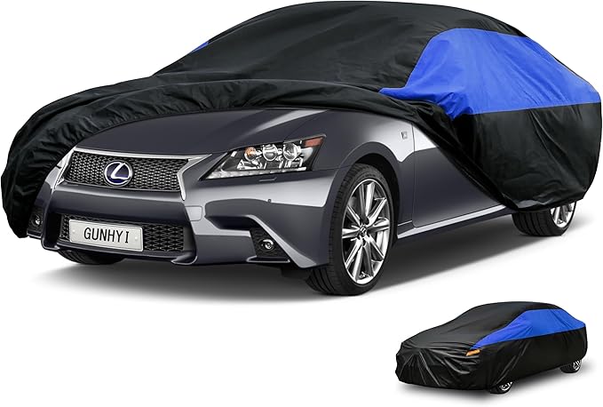 Lexus Car Cover Custom Fit Lexus GS GS200t GS300 GS350 GS450h Waterproof All Weather, Lightweight Full Exterior Cover Outdoor Sun UV Rain Dust Snow Wind Protection.