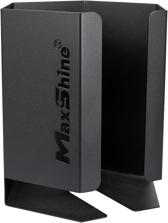 Maxshine 5" Universal Foam Pads Holder (Mini) – Wall-Mounted Organizer for 6+ Polishing Pads – Compact, Durable & Anti-Corrosive – Space-Saving Design for Garage & Mobile Car Detailing